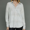 Light Tan & Gray Plaid Button Up