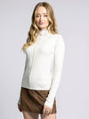 MARISOL LONG SLEEVE: BLANC + TAUPE
