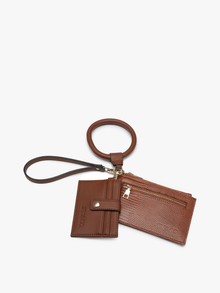  Libby Lizard Double Wallet Bangle: Brown