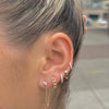 Lucinda Chain Drop Stud Earrings