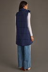 Panache Long Vest | Navy