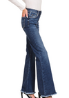 High Rise Bell Bottom Jeans - Zenana