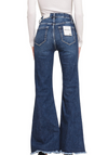 High Rise Bell Bottom Jeans - Zenana