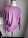 French Terry Pullover with Pockets | Lt Plum