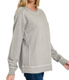 Zenana French Terry Pullover