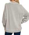 Zenana French Terry Pullover